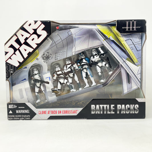 Clone Attack on Coruscant Battle Pack - Hasbro 30th Anniversary Collection 3.75"