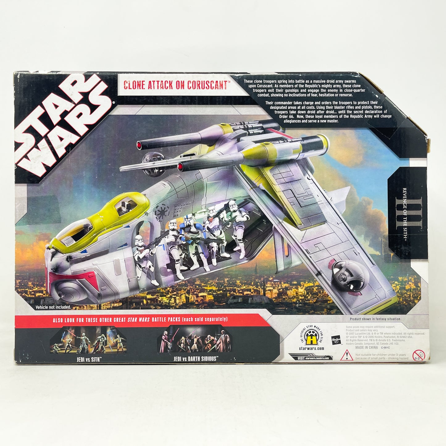 Clone Attack on Coruscant Battle Pack - Hasbro 30th Anniversary Collection 3.75"