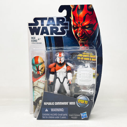 Republic Commando Boss CW11  - Hasbro Clone Wars 2012 Star Wars Action Figure