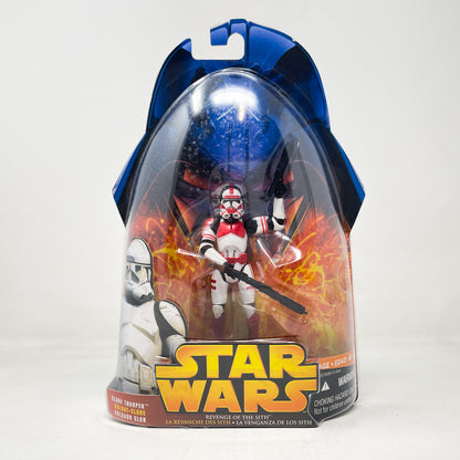 Clone Trooper (Red Shock Trooper) #06 - Hasbro ROTS 2005