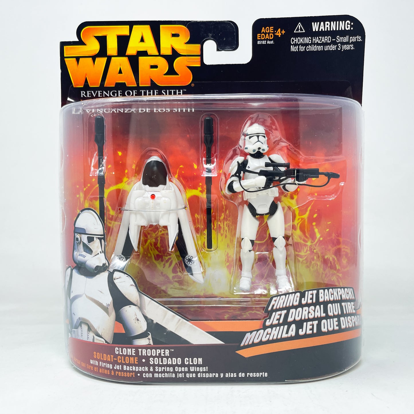 Clone Trooper (Firing Jet Backpack) – Hasbro Star Wars Revenge of the Sith (2005)
