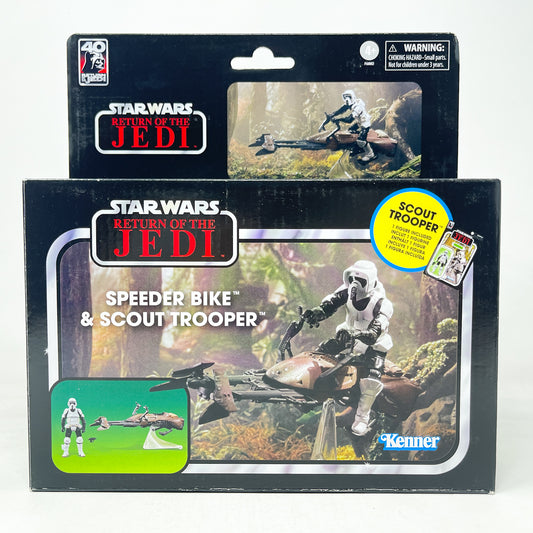 VC Speeder Bike & ROTJ Scout Trooper (Deluxe) - Hasbro Vintage Collection (2023)