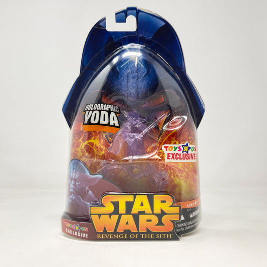 Holographic Yoda (Kashyyyk Transmission) - Hasbro ROTS 2005 Toys R Us Exclusive