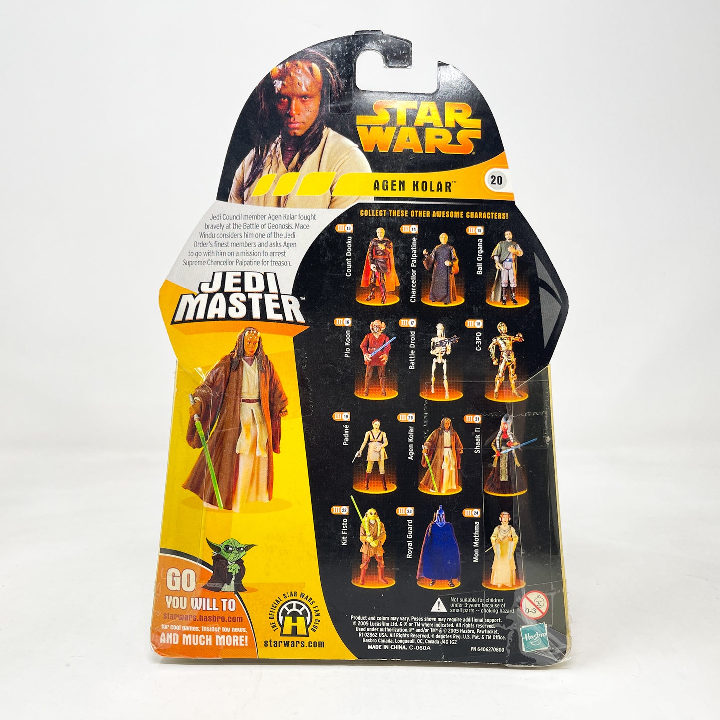 Agen Kolar (Jedi Master) #20 - Hasbro ROTS 2005