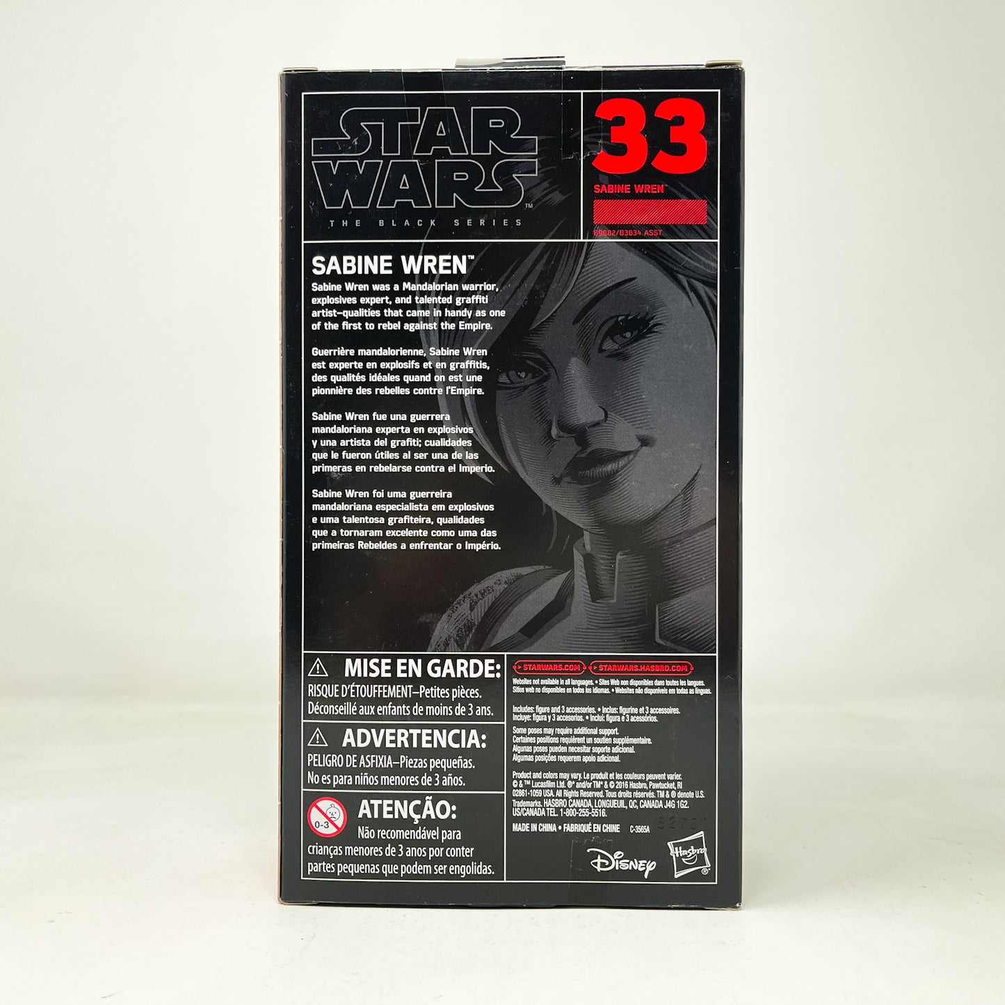Sabine Wren (Rebels) #33 - Hasbro Black Series (2016)