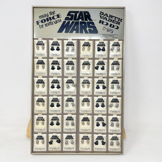 Factors Earrings Store Display Complete w/ 36 Pairs - Vintage Factors 1977