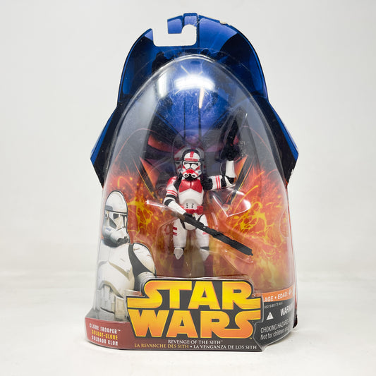 Clone Trooper (Red Shock Trooper) #06 - Hasbro ROTS 2005