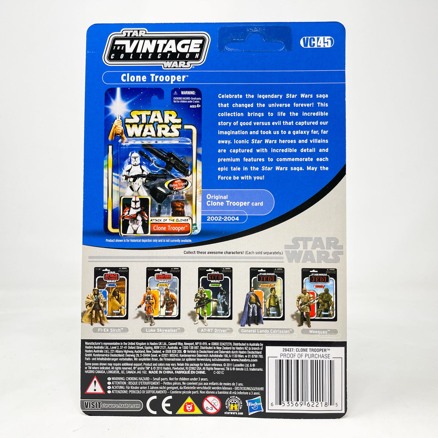 VC045 Clone Trooper - AOTC (2010) Offerless - The Vintage Collection