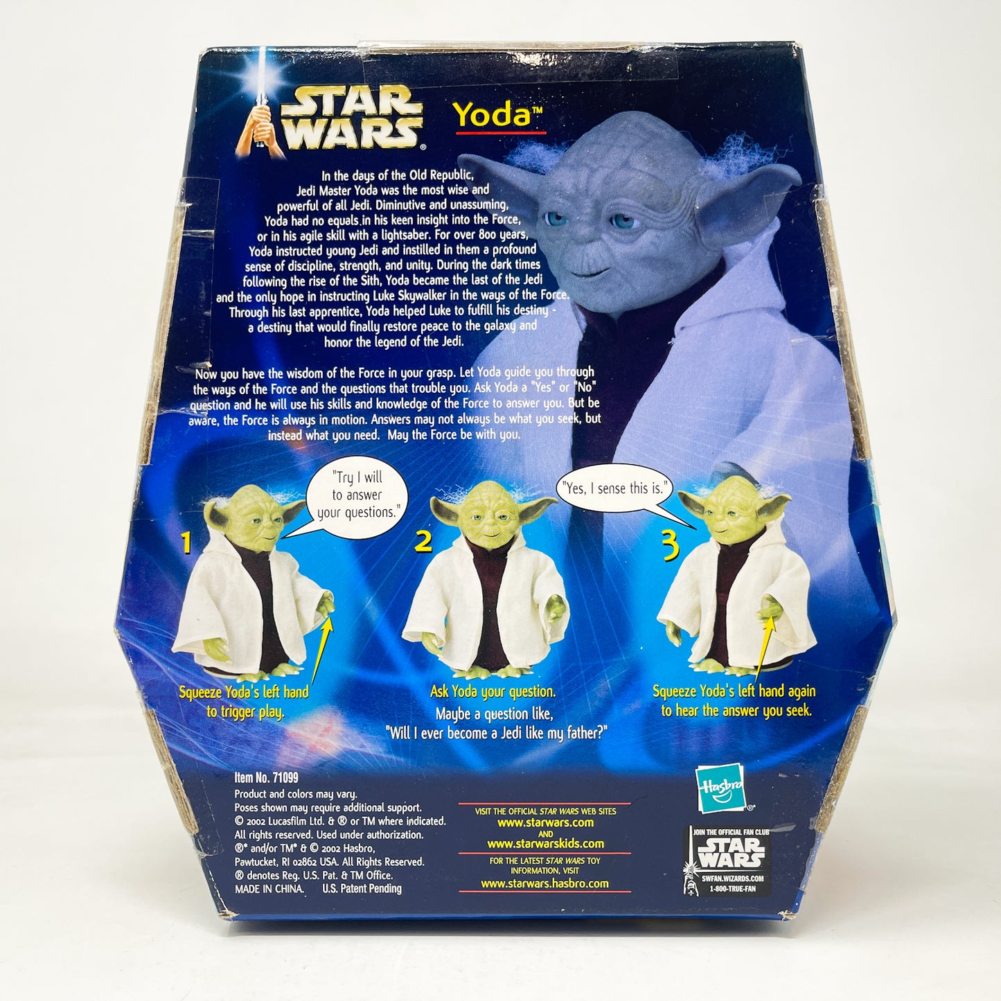Electronic Ask Yoda – Hasbro Attack of the Clones (2002)