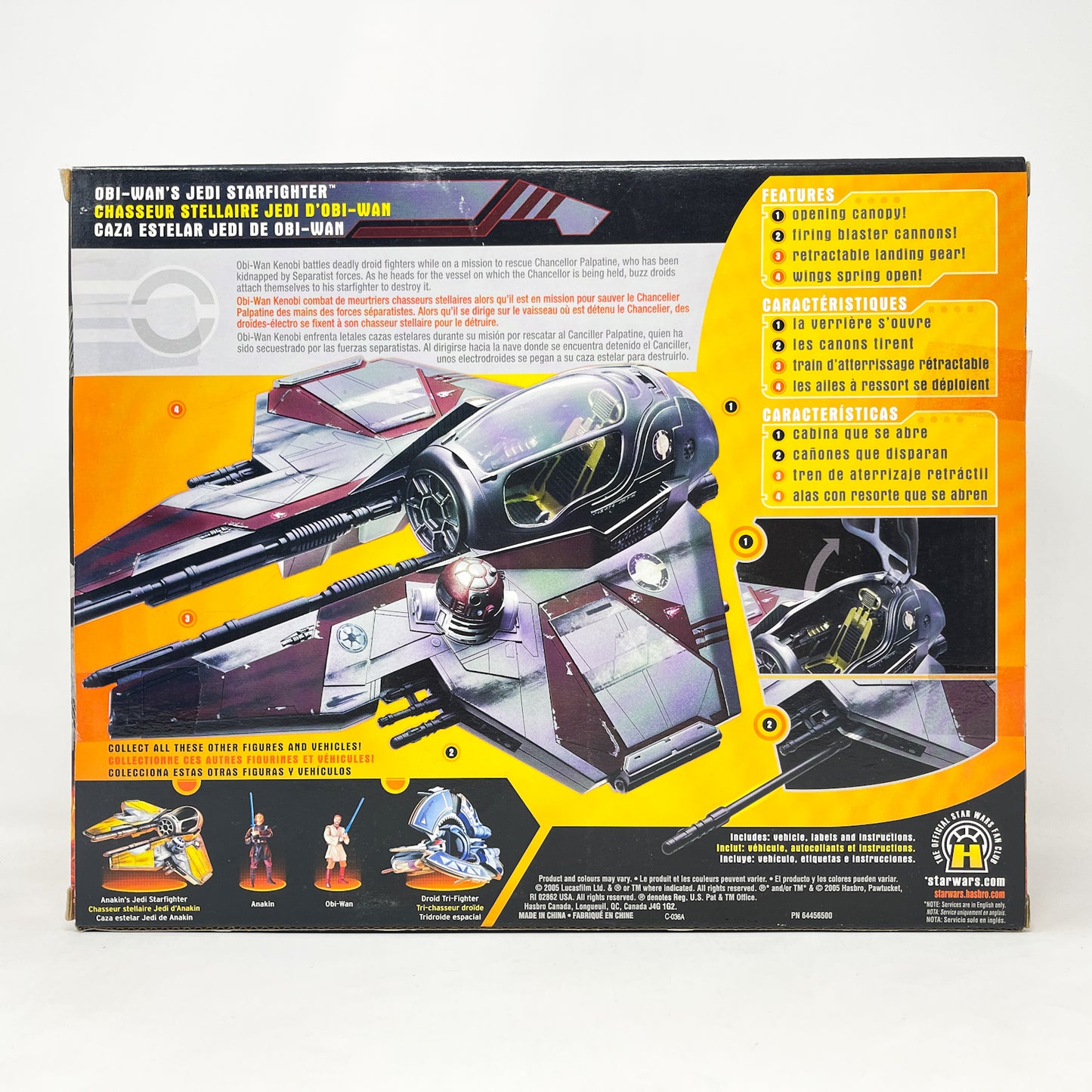Obi-Wan's Jedi Starfighter 2025 – Hasbro Star Wars Revenge of the Sith - Sealed