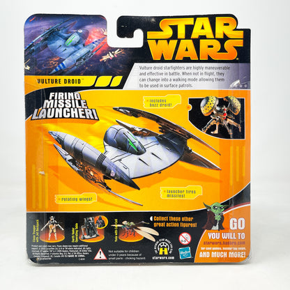 Vulture Droid with Buzz Droid - Hasbro 2005 Revenge of the Sith