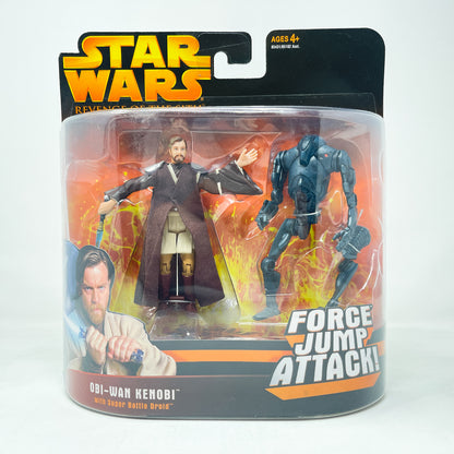 Obi-Wan Kenobi with Super Battle Droid - Hasbro 2005 Revenge of the Sith