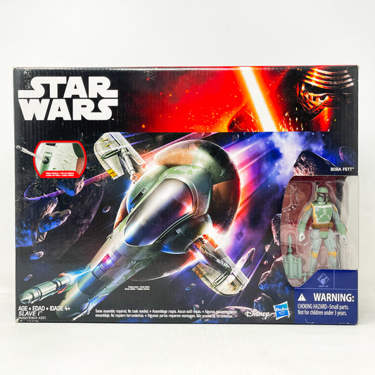 Slave 1 with Boba Fett  (2015) - Hasbro TFA Series Star Wars Vehicle - MISB