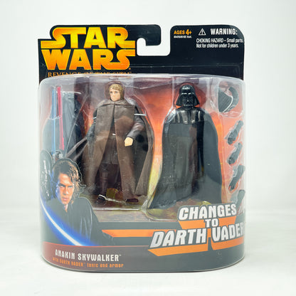 Anakin w/ Darth Vader Tunic & Armor (ROTS) - Hasbro 2005 3.75" Star Wars Action Figure