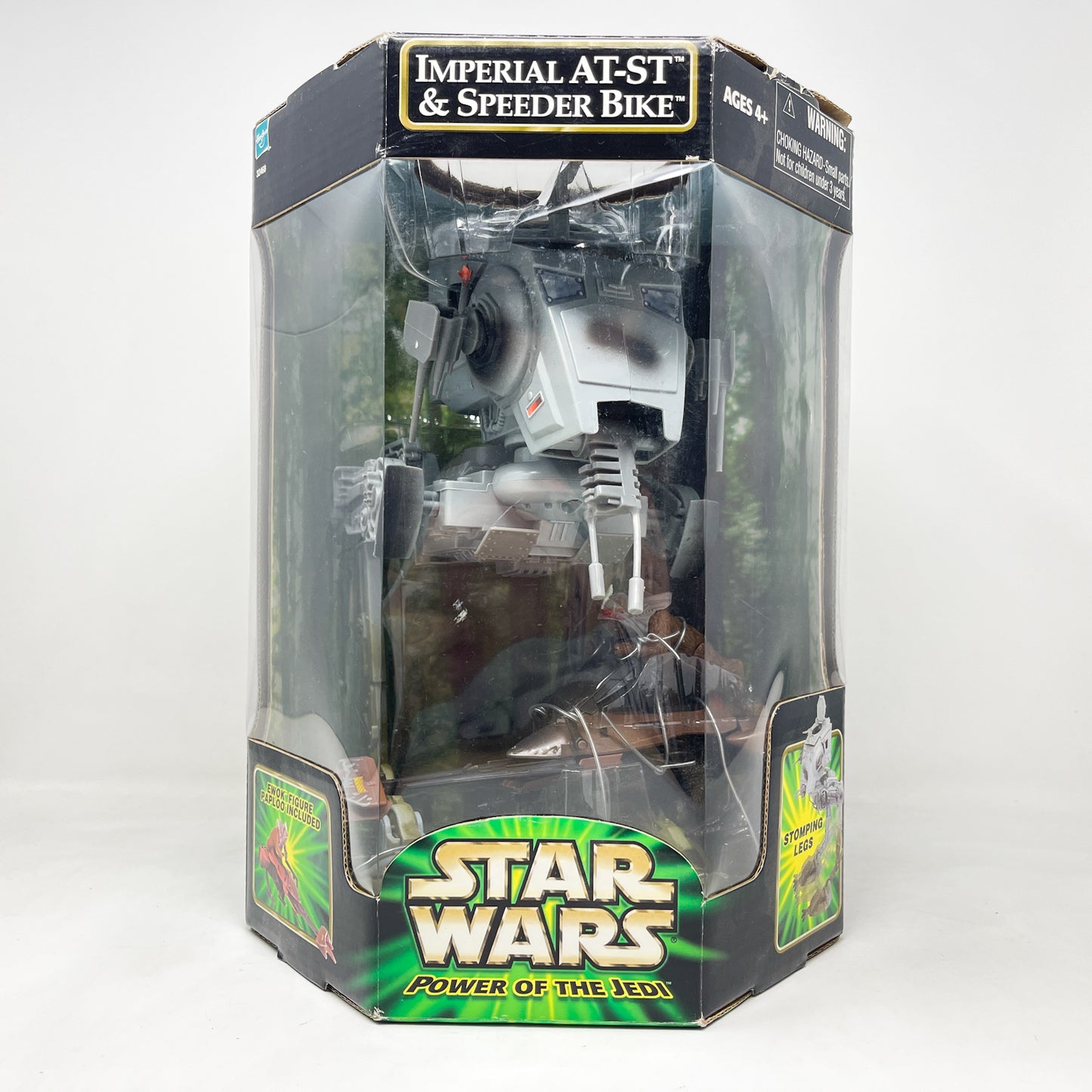 Imperial AT-ST and Speeder Bike – Hasbro Star Wars Power of the Jedi POTJ (2001)
