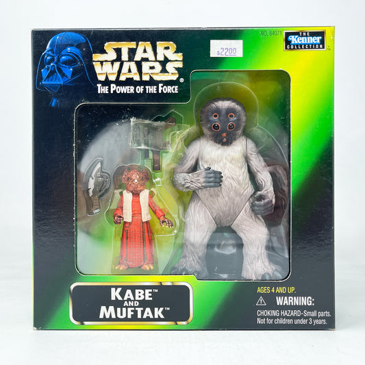 Kabe and Muftak - Kenner 1996 Power of the Force (POTF2) Star Wars Action Figure Boxed Set