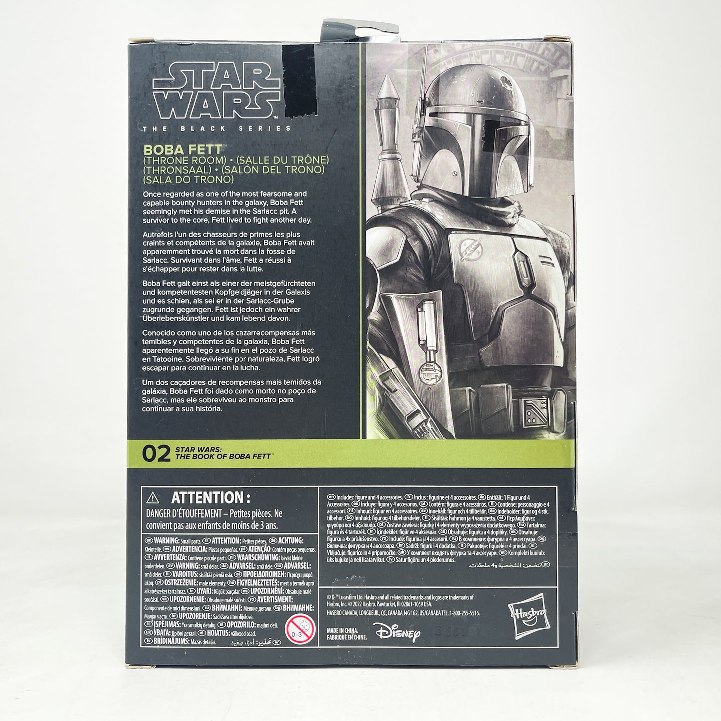 Boba Fett (Throne Room - Deluxe) BOBF 02 - Hasbro Black Series (2023)