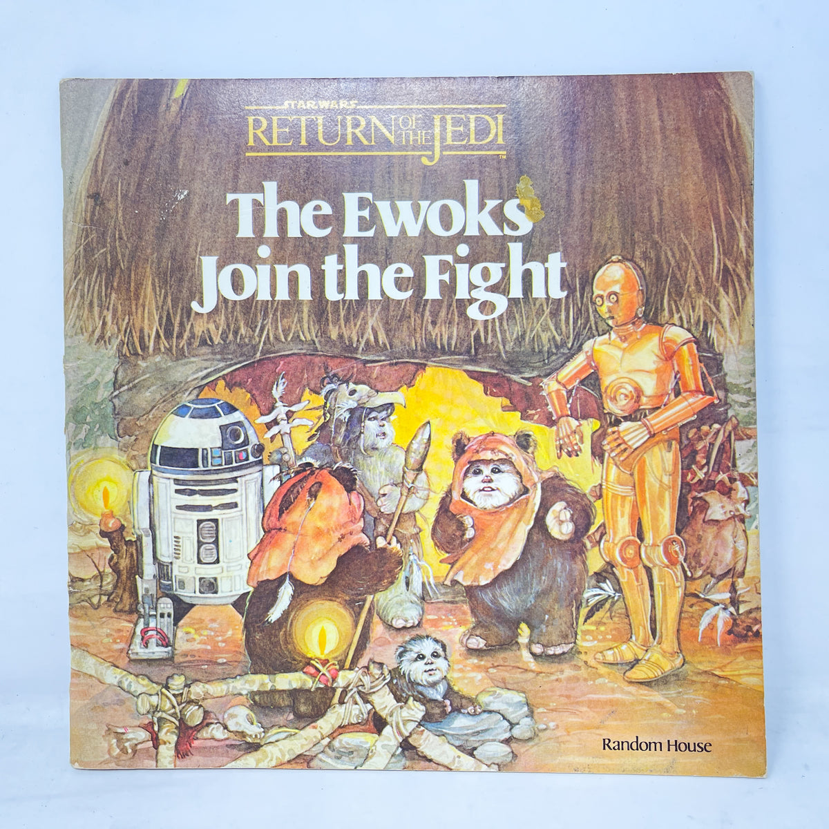 The Ewoks Join The Fight Story Book - Vintage Star Wars (1983)