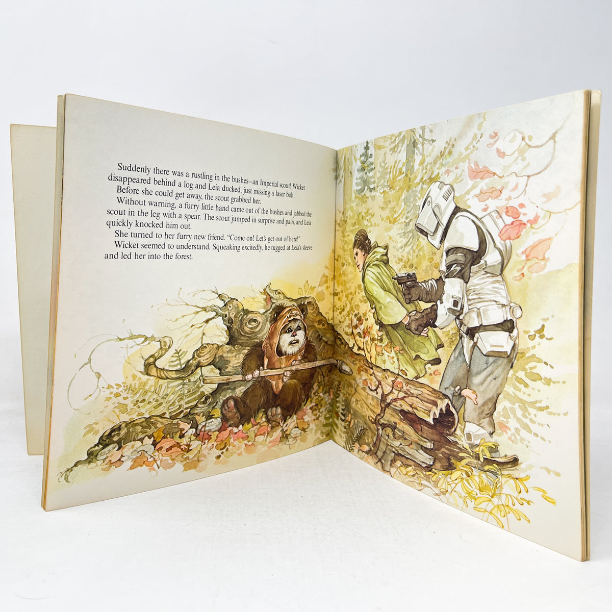The Ewoks Join The Fight Story Book - Vintage Star Wars (1983)