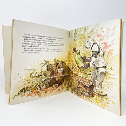 The Ewoks Join The Fight Story Book - Vintage Star Wars (1983)