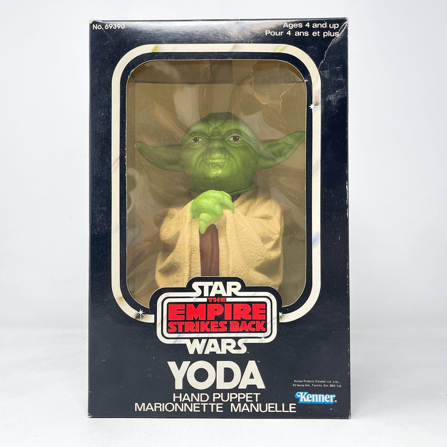 Yoda Hand Puppet - Sealed in Canadian Box - Vintage Kenner (1980)