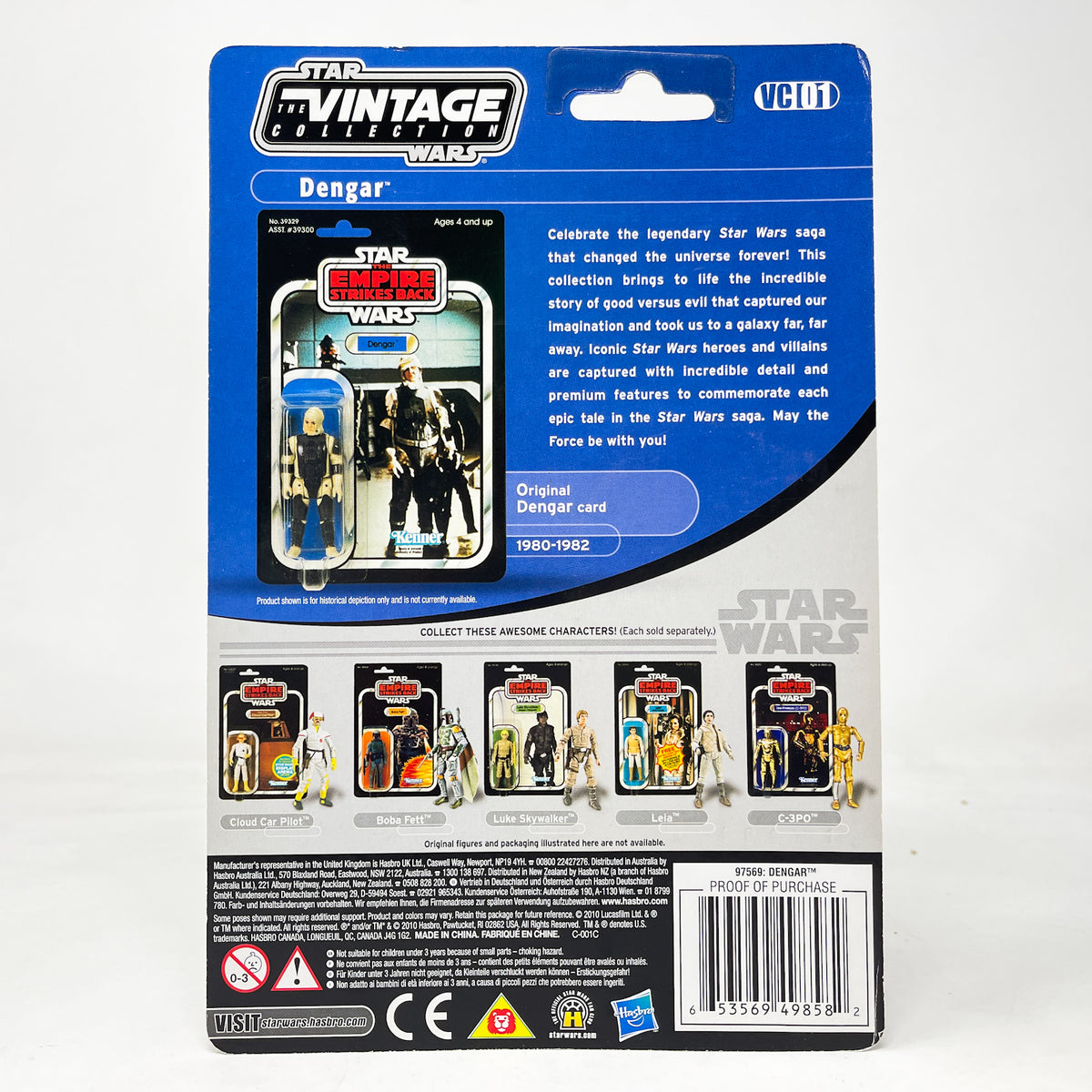 VC001 Dengar (Original 2010 Release)- The Vintage Collection Hasbro Star Wars