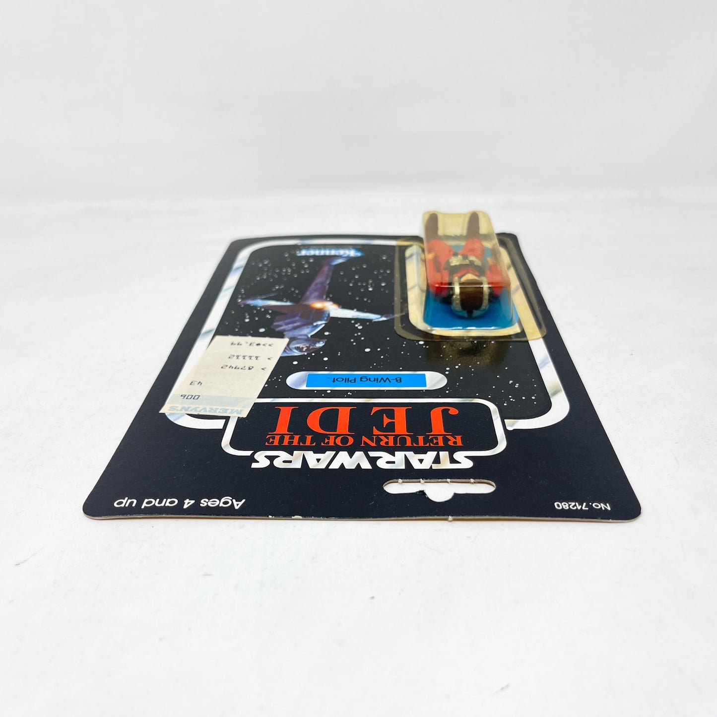 B-Wing Pilot ROTJ 77A Back - Mint on Card