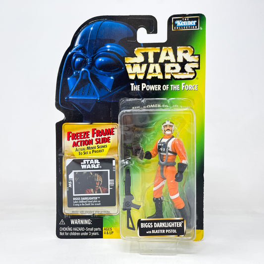 Biggs Darklighter (with Blaster Pistol) – Hasbro Star Wars Power of the Force (1998)
