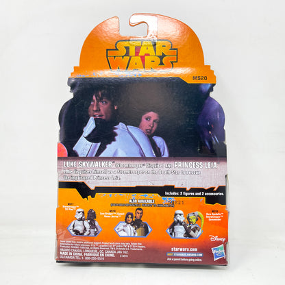 Princess Leia & Luke Skywalker (Stormtrooper Disguise) MS20 - Hasbro 2015 Rebels Mission Series 3.75" Star Wars Action Figure 2 Pack