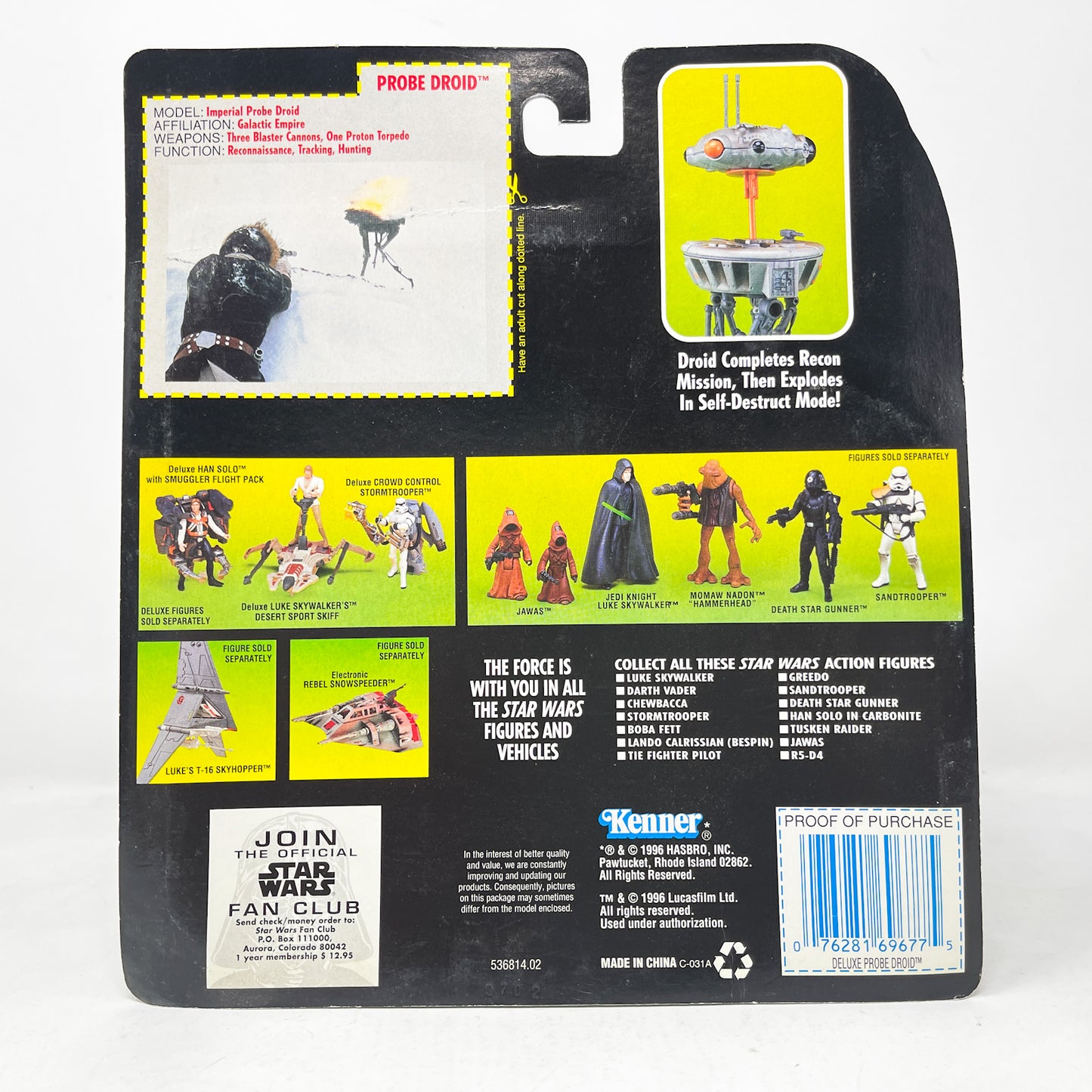 Probe Droid (Deluxe) – Hasbro Star Wars Power of the Force (1996)