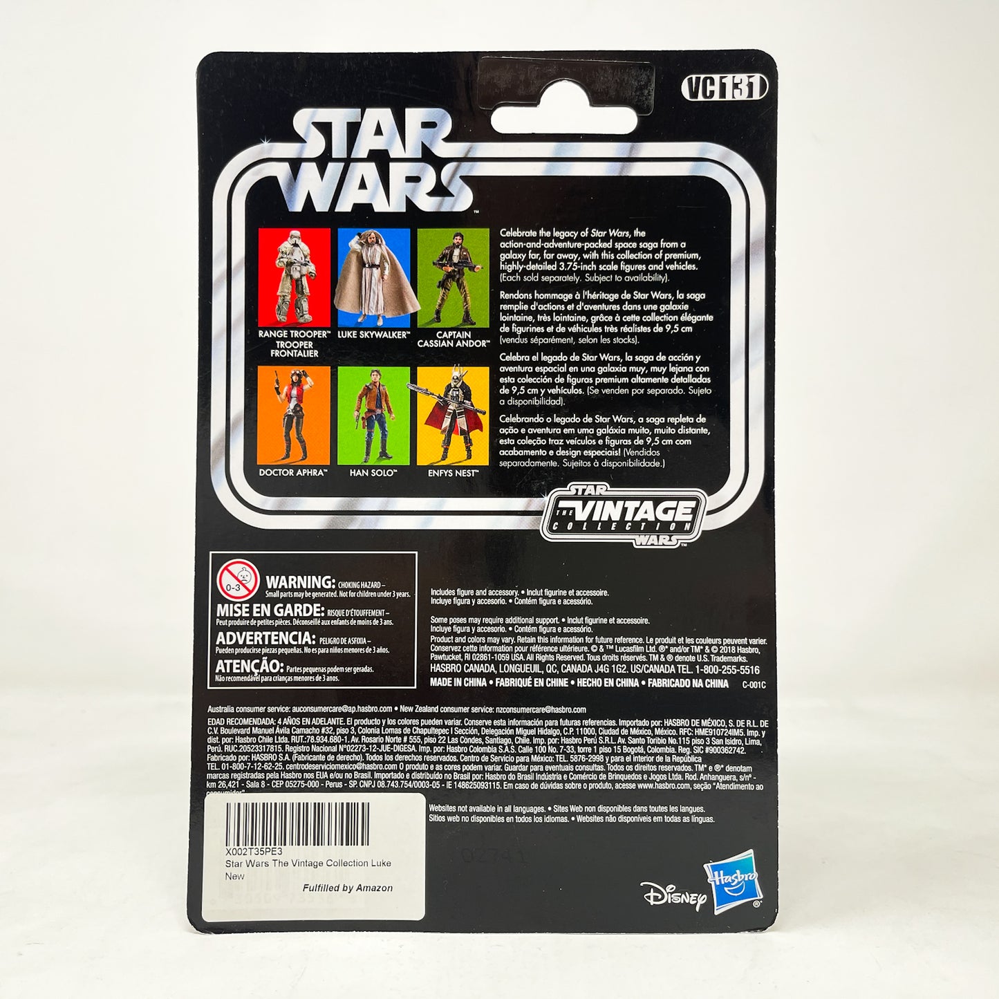 VC131 Luke Skywalker Jedi Master - The Vintage Collection Hasbro Star Wars