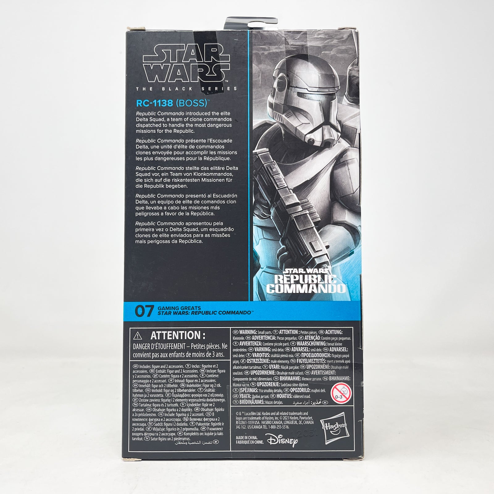 Hasbro 2022 RC-1138 BOSS (Republic Commando) Black Series Star