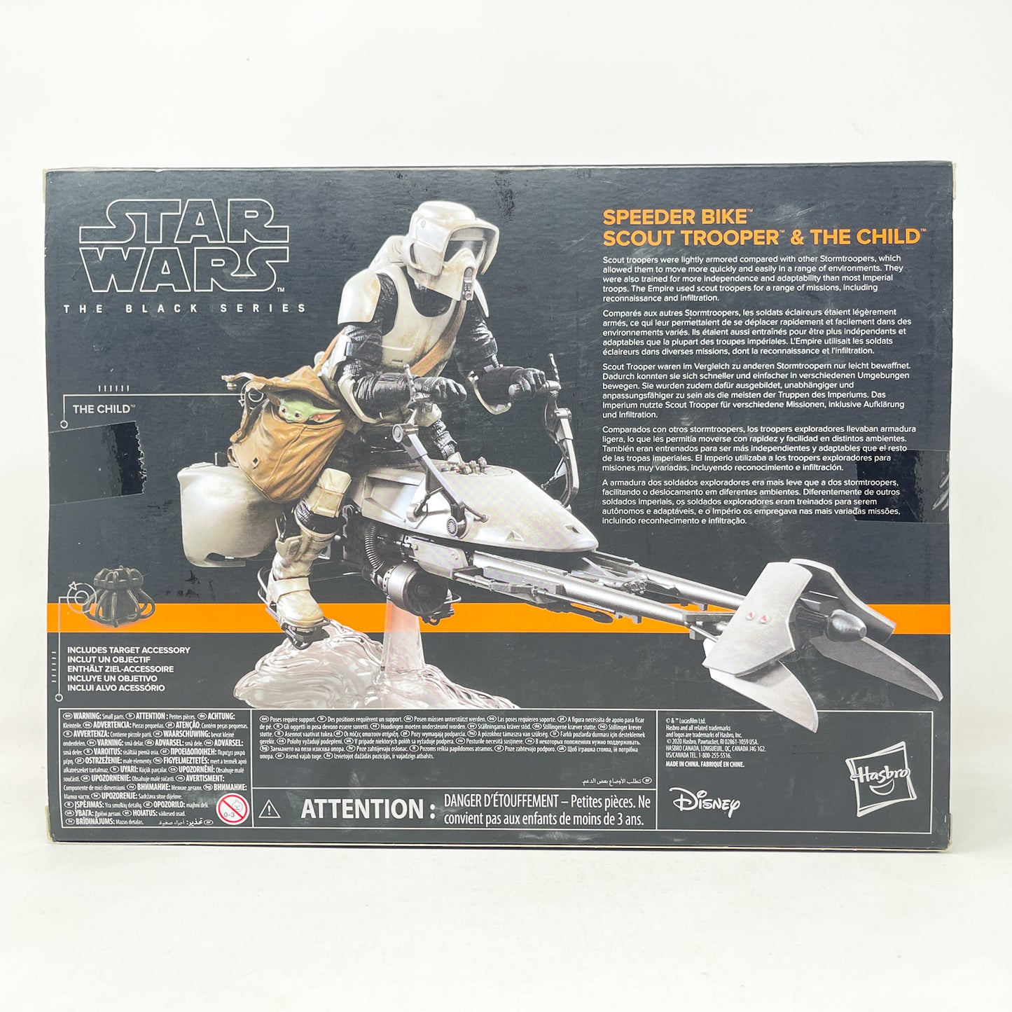 Speeder Bike Scout Trooper and The Child - Hasbro Black Series (2020)