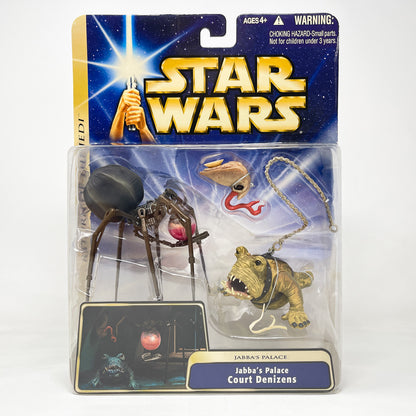 Jabbas Palace Court Denizens - ROTJ (2004) - Hasbro SAGA Ultra Figure Set MOC