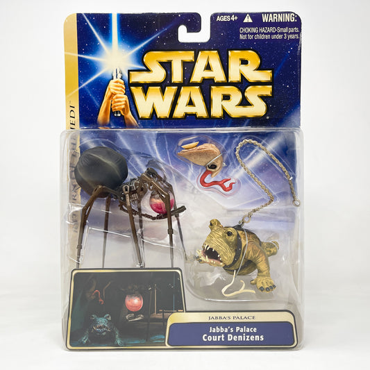 Jabbas Palace Court Denizens - ROTJ (2004) - Hasbro SAGA Ultra Figure Set MOC