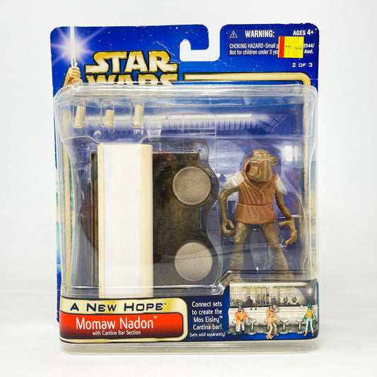 Momaw Nadon with Cantina Bar Section 2 of 3 - ANH (2003) - Hasbro SAGA Collection