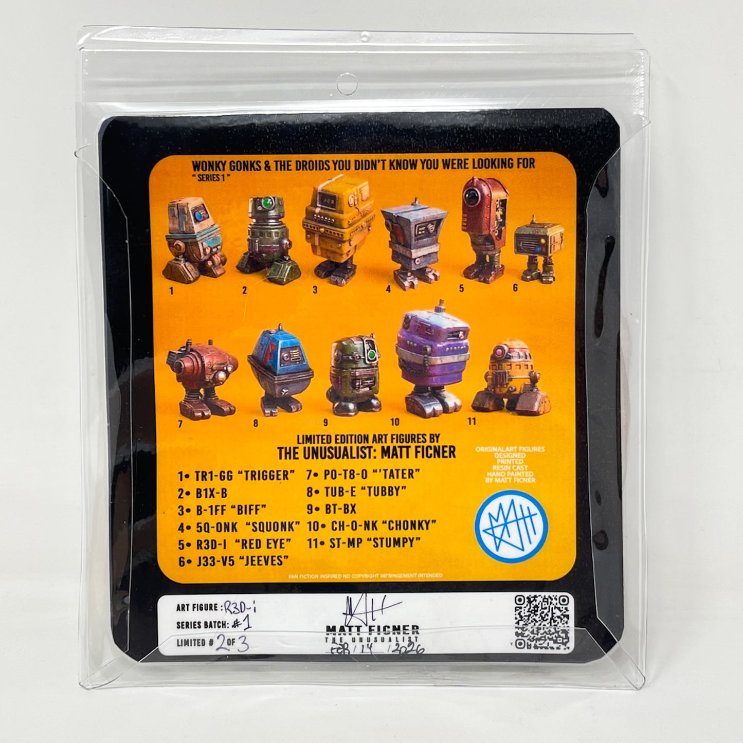 Custom Figure – Wonky Gonks R3D-I "Red Eye" 3.75" Action Figure Star Wars