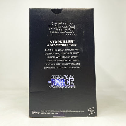 Starkiller & Troopers Set (Force Unleashed) - Hasbro Black Series (2022)