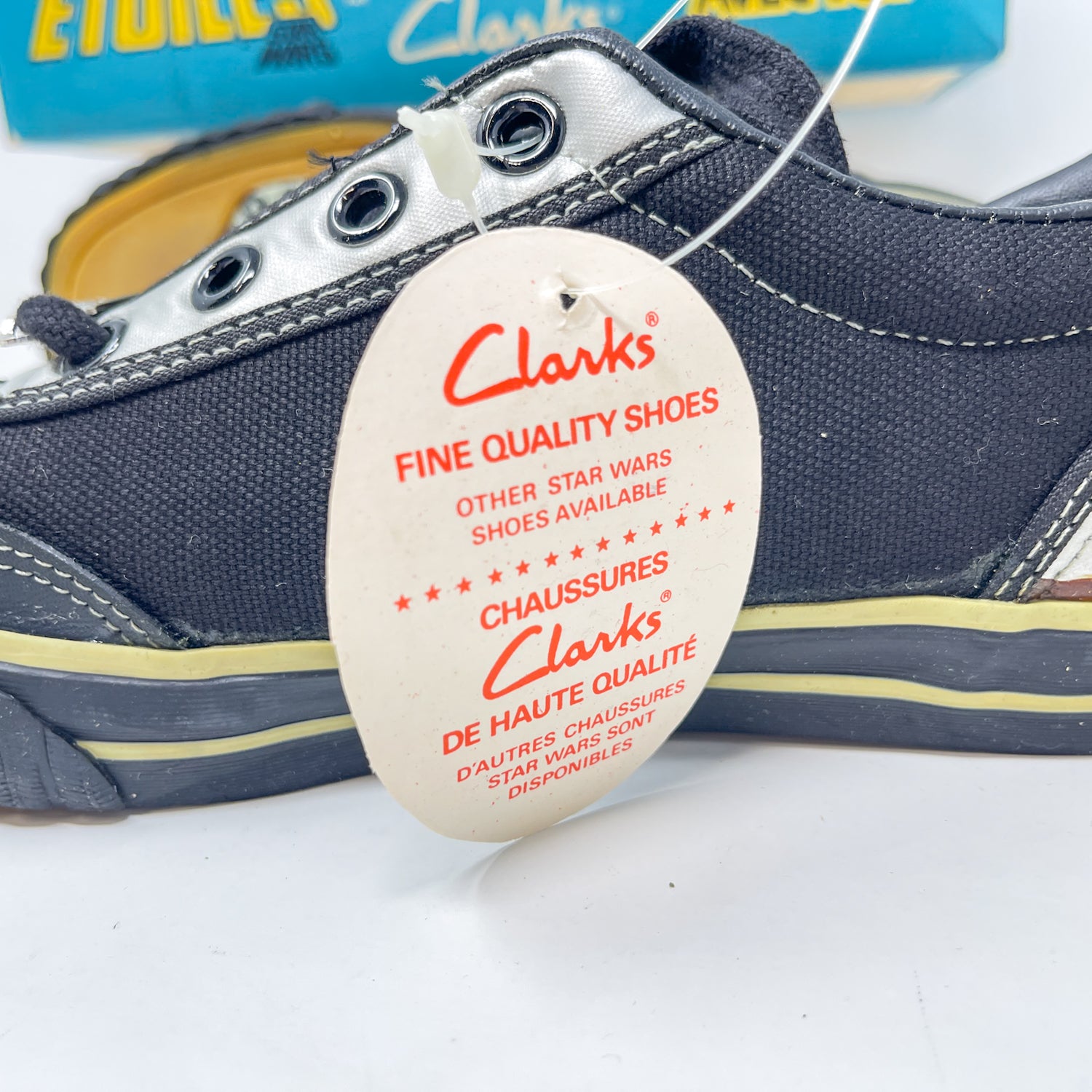 Vintage Clarks Star Wars Non-Toy Clarks Darth Vader Shoes in Canadian Box