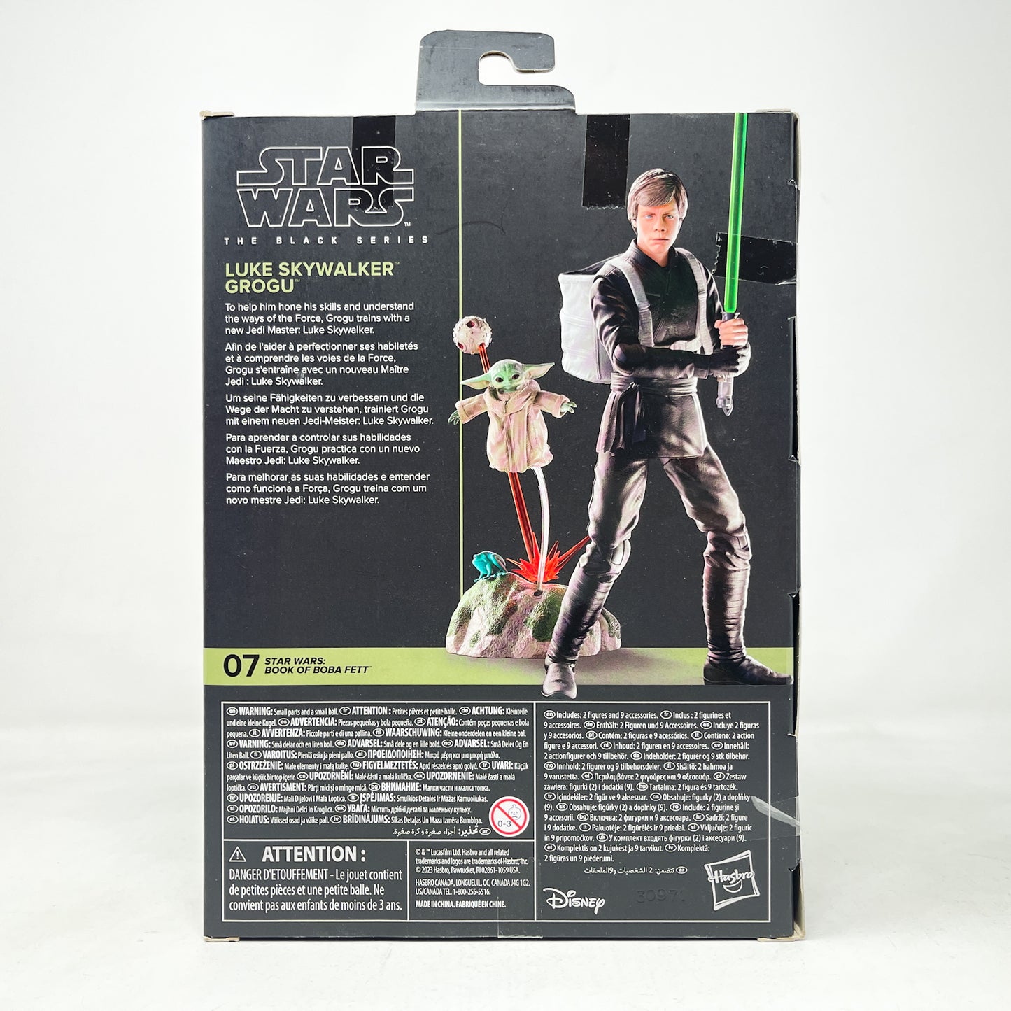 Luke Skywalker & Grogu (Deluxe 2-pack) BOBF 03 - Hasbro Black Series (2023)