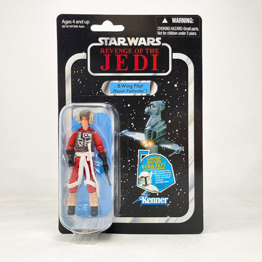 VC063 B-Wing Pilot (Keyan Farlander) Revenge Cardback - Hasbro Vintage Collection (2011)