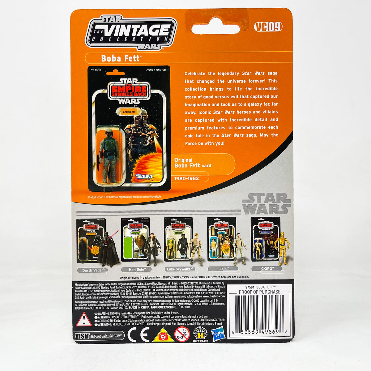 VC009 Boba Fett - ESB (2010) w/ Boba Fett Offer - The Vintage Collection