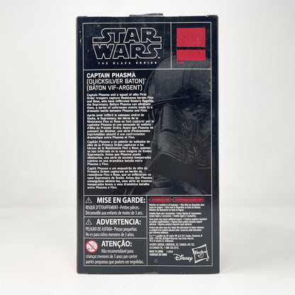 Captain Phasma (Quicksilver Baton) - Hasbro Black Series (2018)
