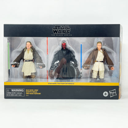 Qui-Gon, Darth Maul & Obi-Wan Kenobi Duel of the Fates 3-Pack – Hasbro Black Series (2024)