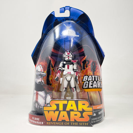 Clone Commander (Red) #33 - Hasbro Revenge of the Sith (2005)