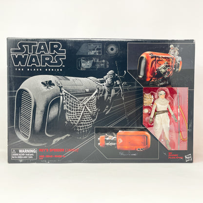 Rey's Speeder (Jakku) with Rey (Scavenger) – Hasbro Black Series (2017)