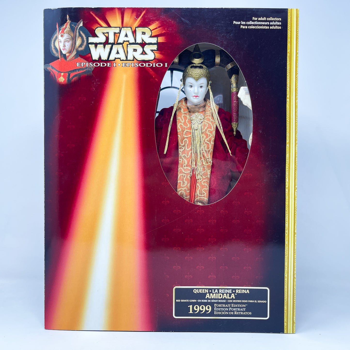 Queen Amidala Red Senate Gown Portrait Edition 12 inch – Hasbro Episode I (1999)