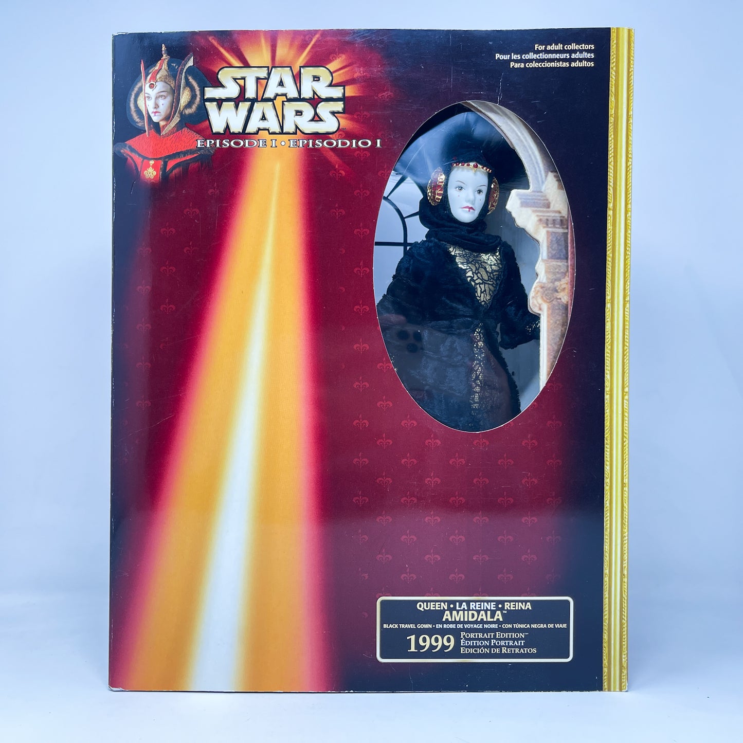 Queen Amidala Black Travel Gown Portrait Edition 12 inch – Hasbro Episode I (1999)