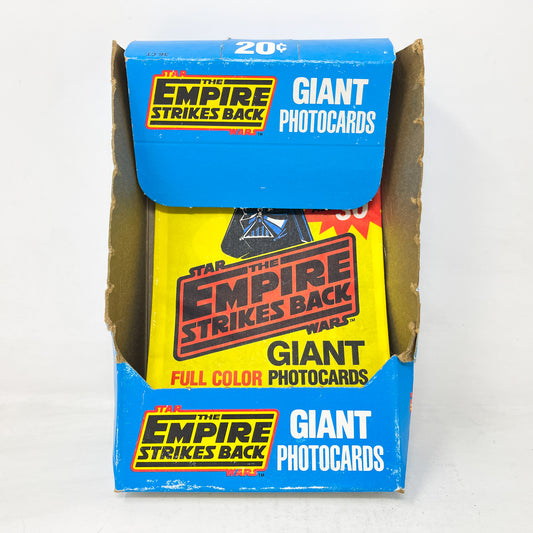 Topps Empire Strikes Back Giant Photo Cards Display Box (1980)