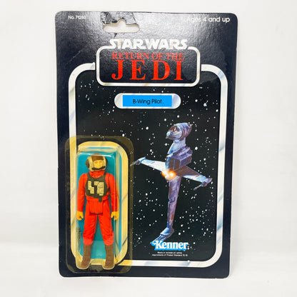 B-Wing Pilot ROTJ 77A Back - Mint on Card